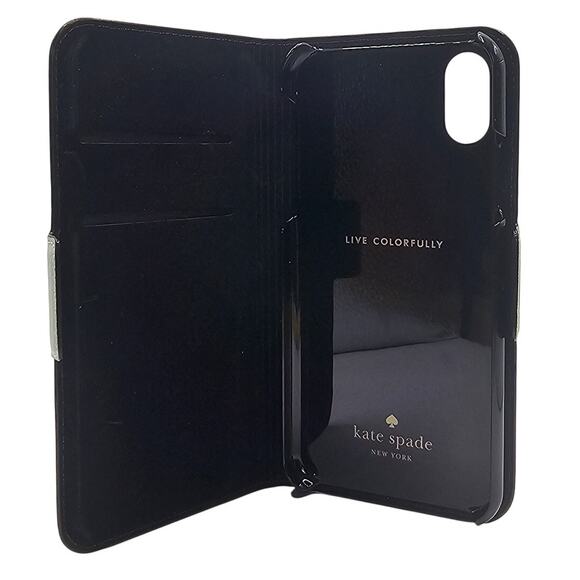 Kate Spade NWT Misty Mint iPhone Crossbody Folio Case - Picture 2 of 7